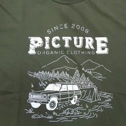 PICTURE TEE LIFESTYLE ARMY GREEN