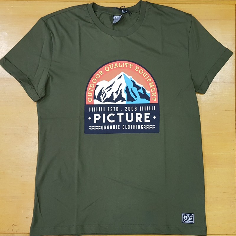 PICTURE TEE EARTH DARK GREEN Taille L Couleur DARK GREEN