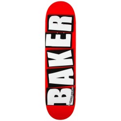 BAKER SKATEBOARD 7.875" DECK BRAND LOGO WHITE 