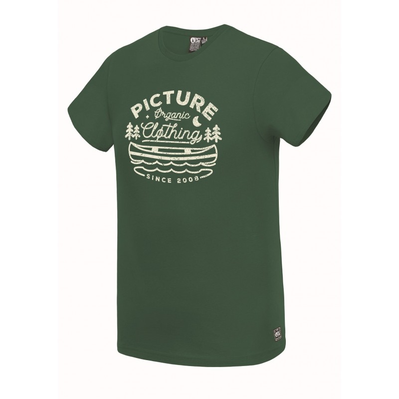 PICTURE T-SHIRT COLTER FOREST GREEN