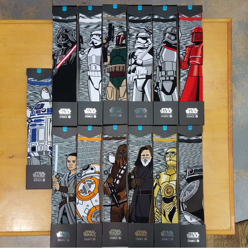 STANCE X STAR WARS PACK DE 12 PAIRES DE CHAUSSETTES COLLECTOR + 1 PAIRE