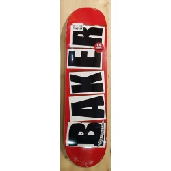 BAKER SKATEBOARD 8.38" DECK BRAND LOGO BLACK WHITE 
