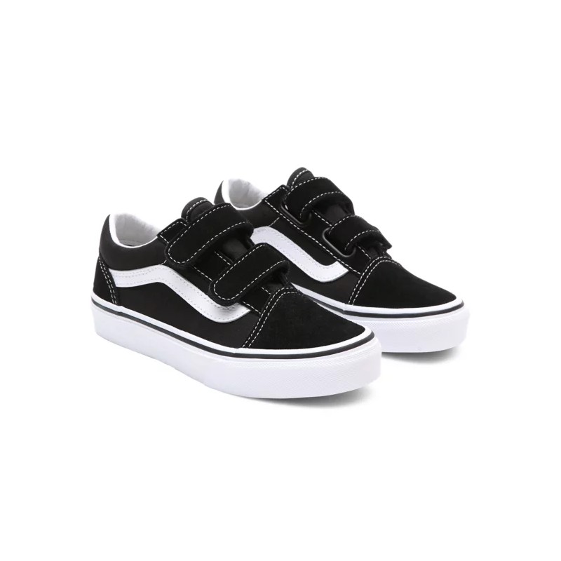 VANS youth OLD SKOOL VELCRO BLACK WHITE