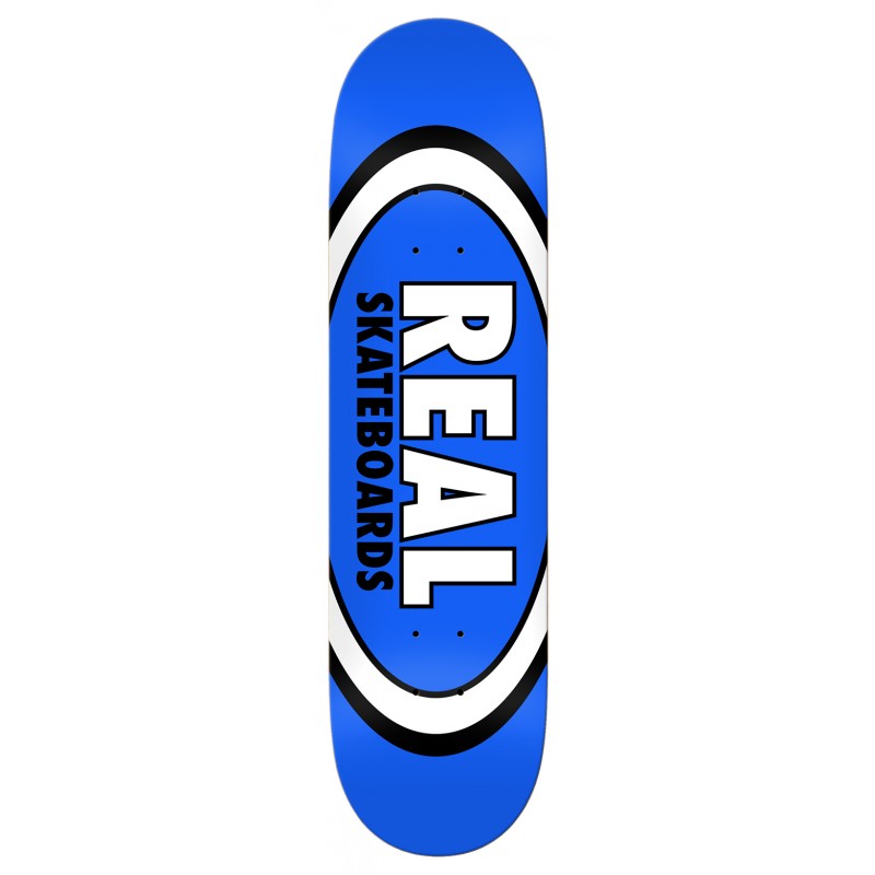 REAL DECK 8.5" TEAM CLASSIC OVAL BLUE