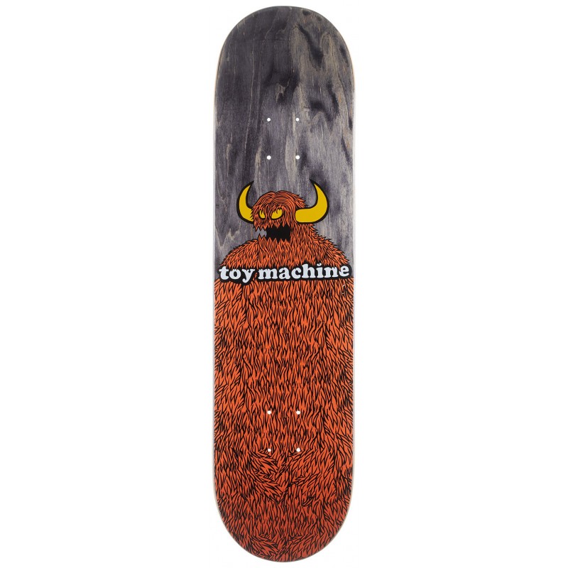 TOY MACHINE  8.0" SKATEBOARD FURRY MONSTER