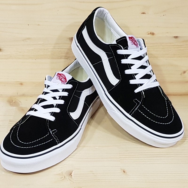 VANS SK8-LOW BLACK WHITE