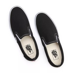 VANS SLIP-ON  BLACK WHITE