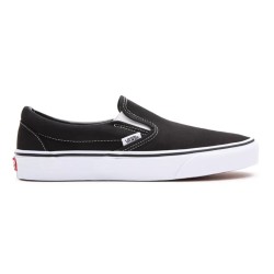 VANS SLIP-ON  BLACK WHITE