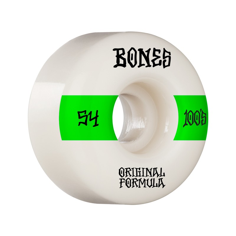 BONES 4 X ROUES 100s 54 MM V4 WHITE WIDE