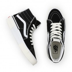 VANS SK8-HI RECONSTRUCT BLACK WHITE