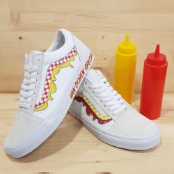 VANS OLD SKOOL VAN DOREN SPECIAL TRUE WHITE KETCHUP MAYO