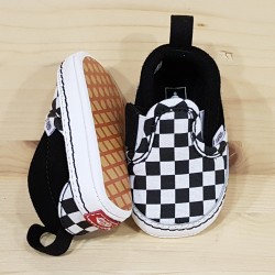 VANS crib SLIP-ON CHECKER black white