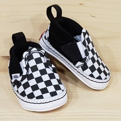 VANS crib SLIP-ON CHECKER black white