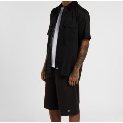DICKIES CHEMISE WORK SHIRT MANCHES COURTES BLACK
