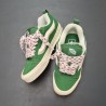 VANS KNU SKOOL FLORAL LACES FAIRWAY GREEN
