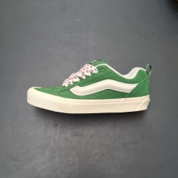 VANS KNU SKOOL FLORAL LACES FAIRWAY GREEN