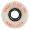 MINI LOGO 4 ROUES 59 MM AWOL 80A WHITE SKATEBOARD WHEELS