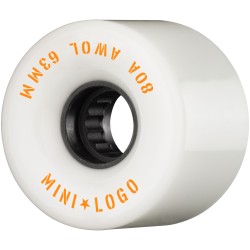 MINI LOGO 4 ROUES 63MM AWOL 80A WHITE