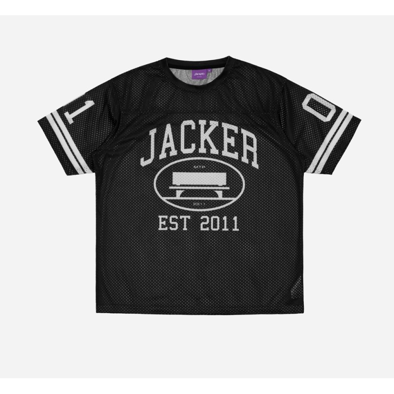JACKER Jersey COLLEGE MESH BLACK DROP RADIORAMA
